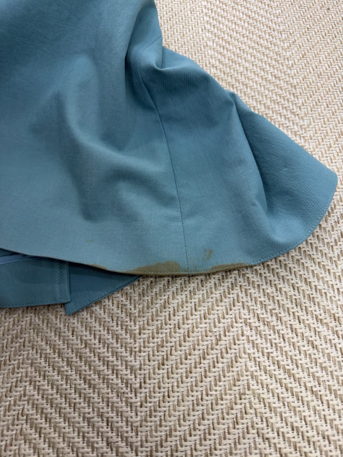 정품) LATT BY T 래트바이티 한섬 블루 트렌치 코트 82 상품이미지6