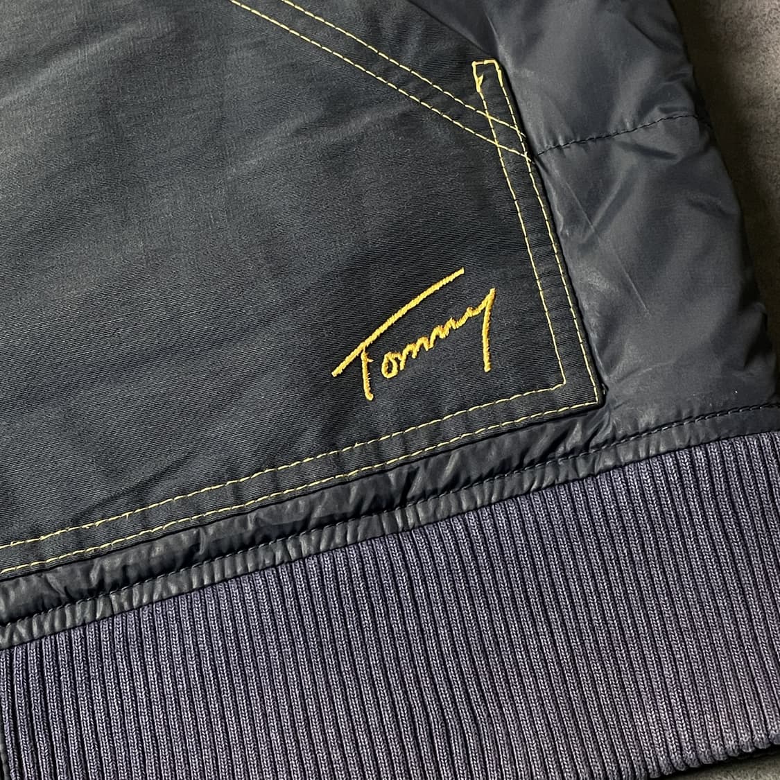 TOMMY HILFIGER 타미힐피거 빈티지 네이비 라이트 다운 자켓 상품이미지8