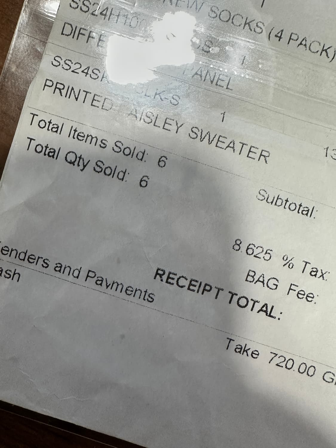 [S] 슈프림 프린티드 페이즐리 스웨터 블랙 - 24SS 상품이미지4