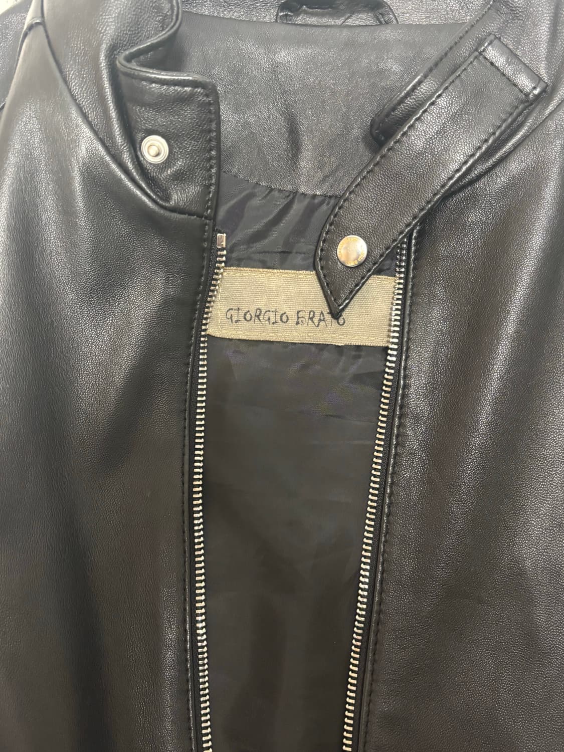 Girogio brato biker leather jacket  상품이미지2