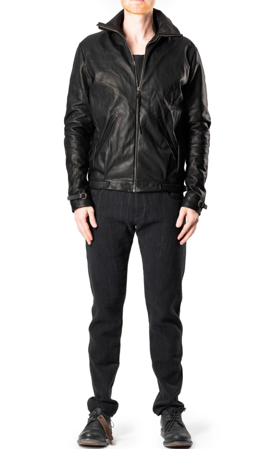 M.A+ Bomber leather Jacket  상품이미지4