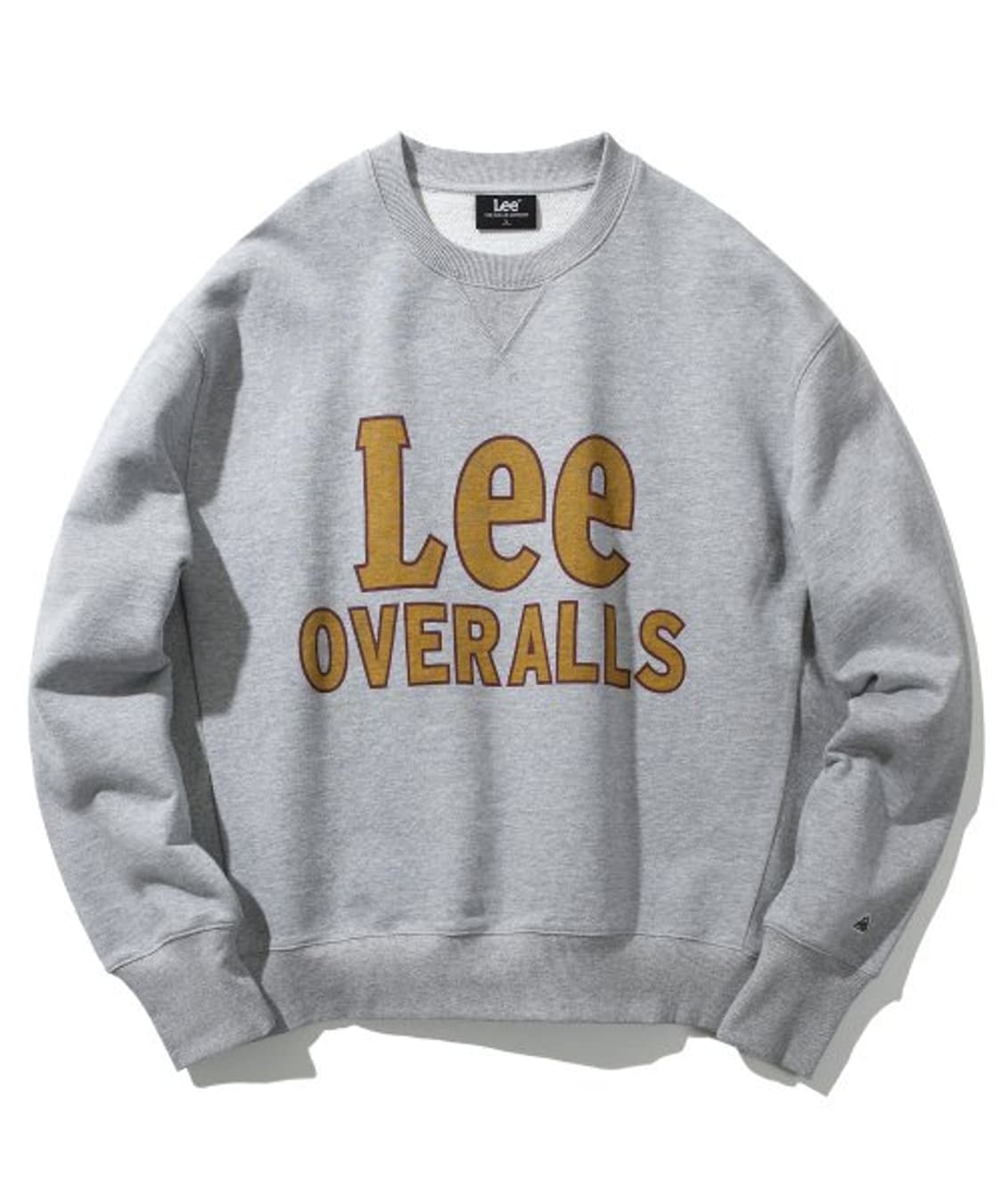 [M/오버핏] Lee 리 빈티지 로고 오버롤즈 긴팔 맨투맨 상품이미지1