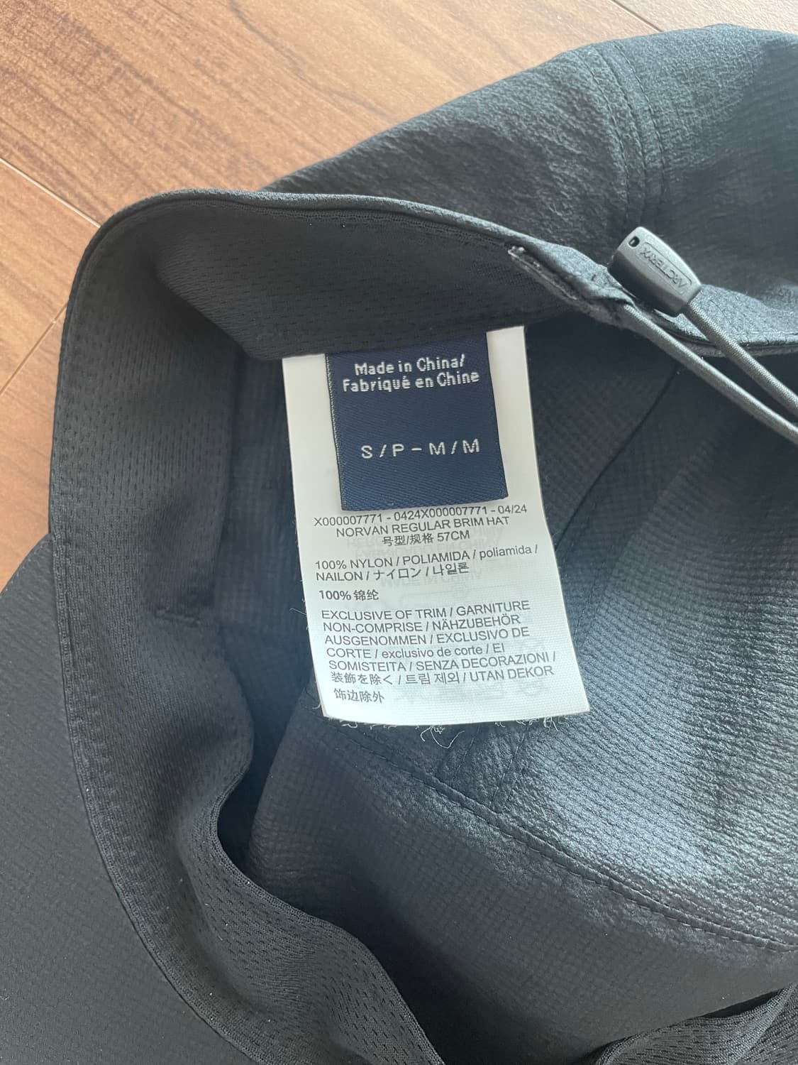 아크테릭스 노반 브림 햇 블랙 s-m 상품이미지3