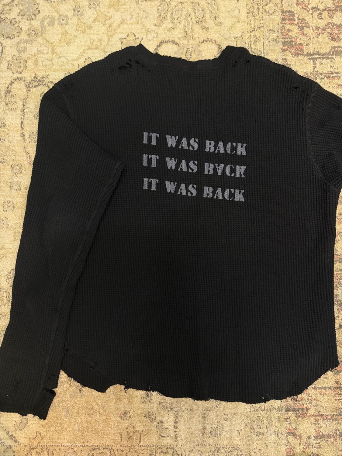 StandAlone Distressed Waffle T-shirt 상품이미지7