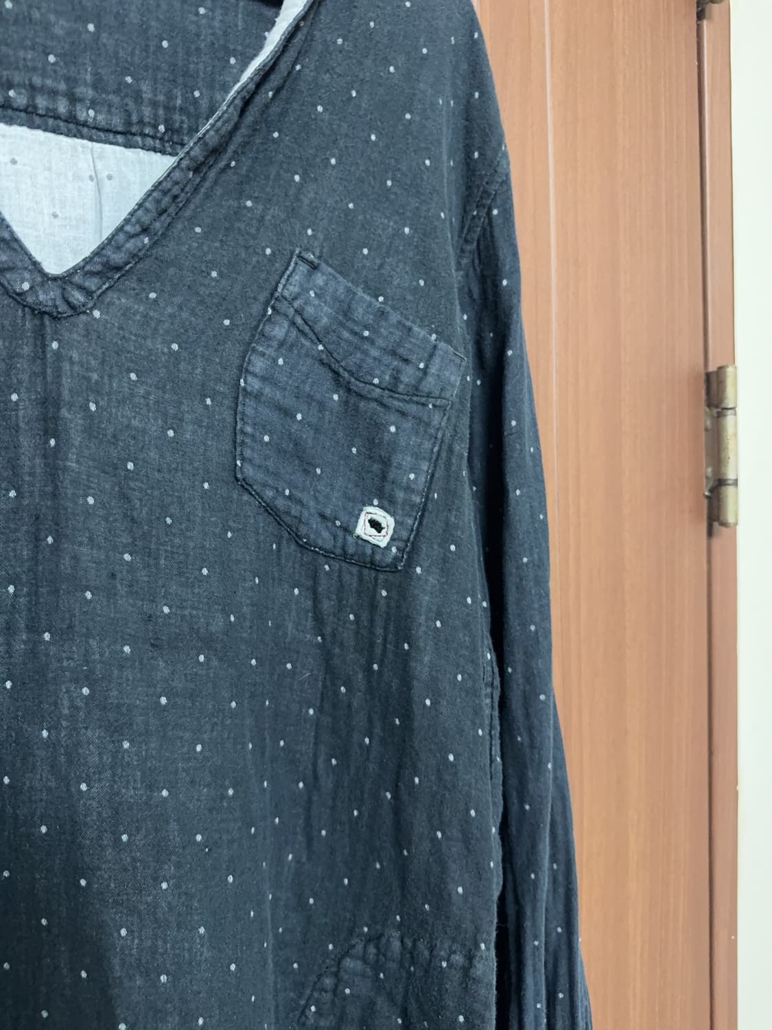 모리걸 체크 바선생 도트 레이스 둥근카라 셔츠 원피스 모음 상품이미지9