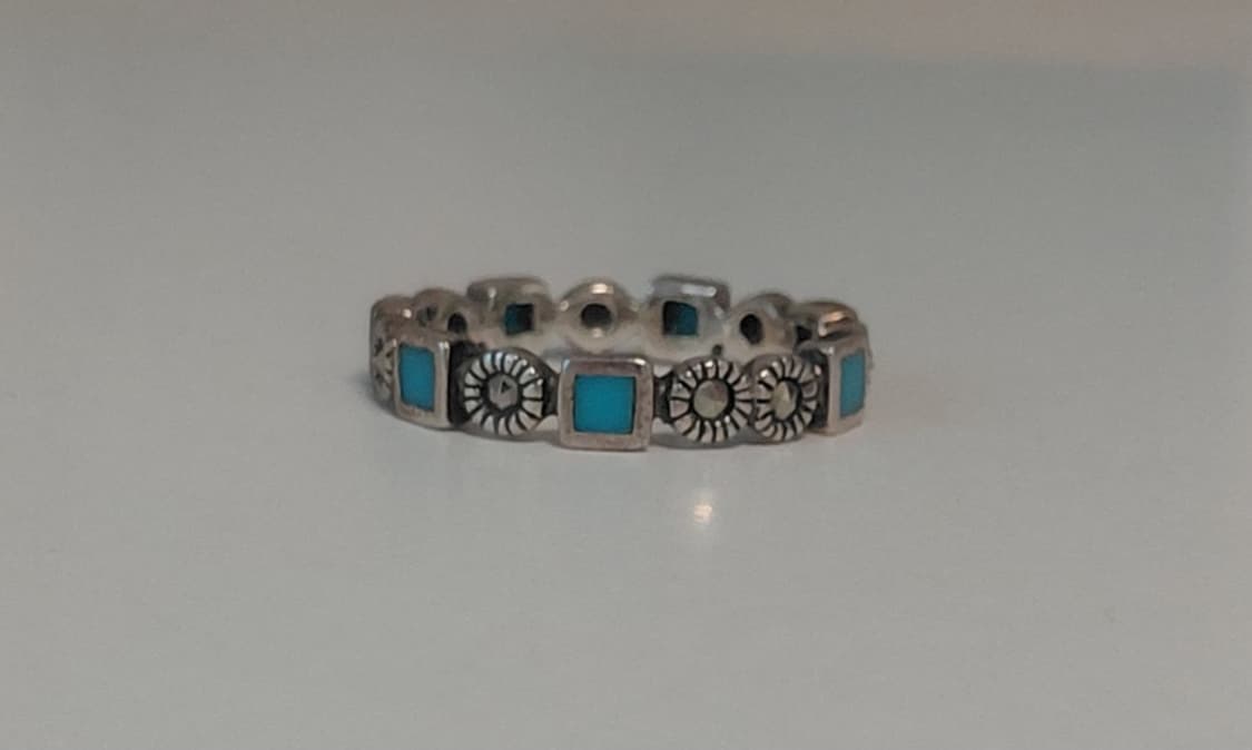 (925실버) 터키석 반지 상품이미지1