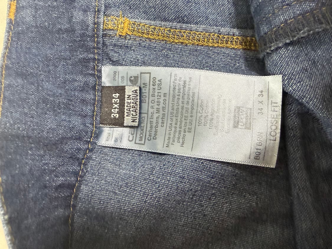 칼하트 반바지 상품이미지3