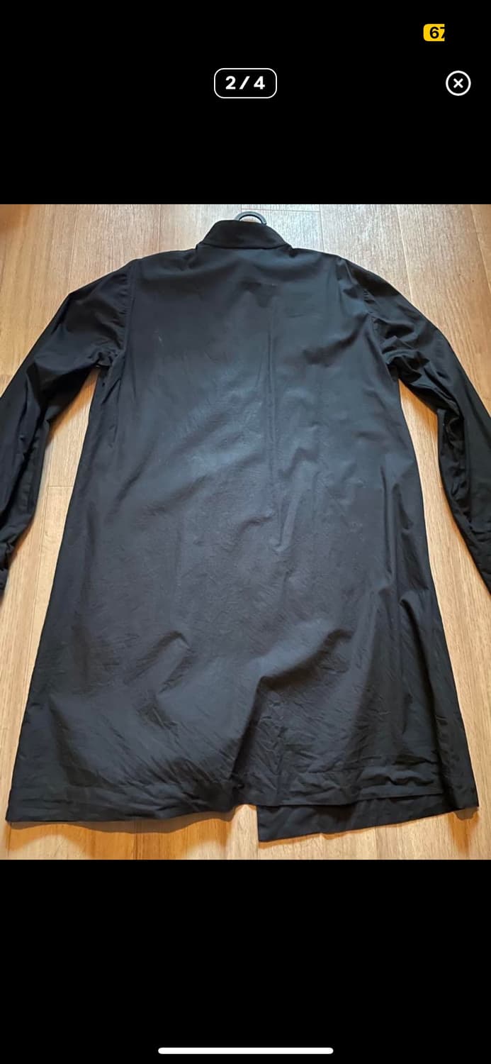 꼼데가르송 블랙 차이니즈 롱 셔츠 상품이미지2