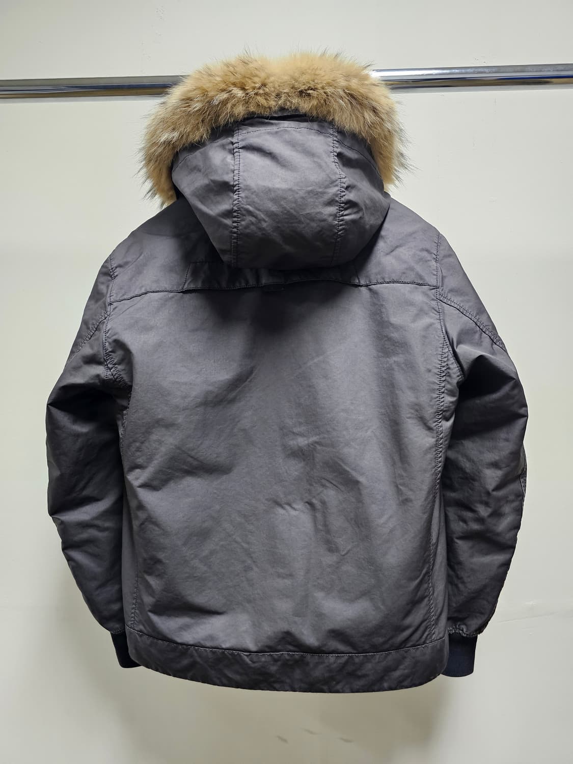 스톤아일랜드 Silver Sherling Liner Fur 다비드 자켓 상품이미지2