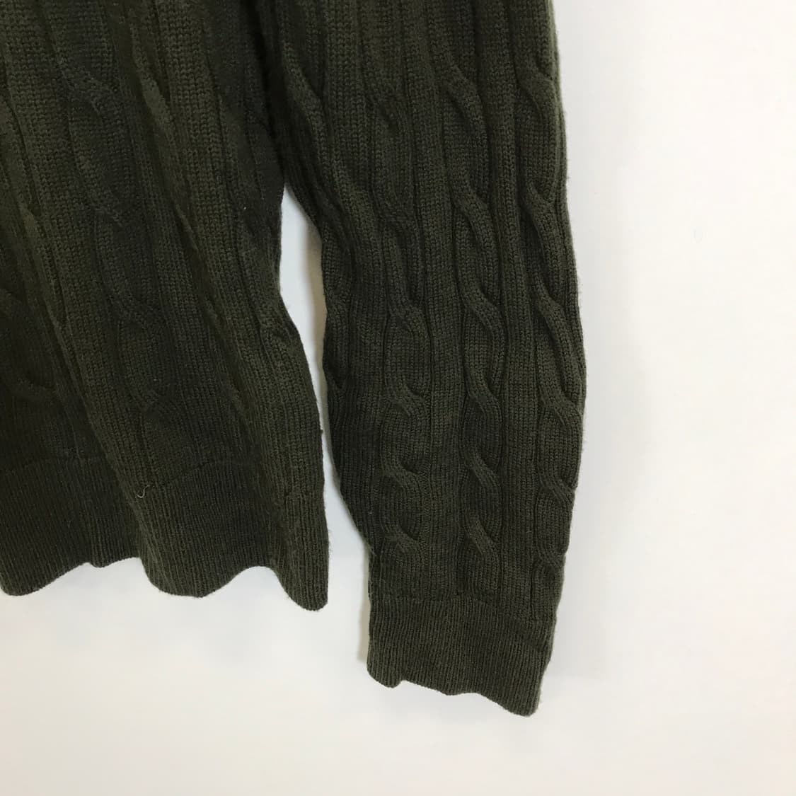 타미힐피거 럭셔리울 100프로 케이블니트 [XL사이즈] 상품이미지3