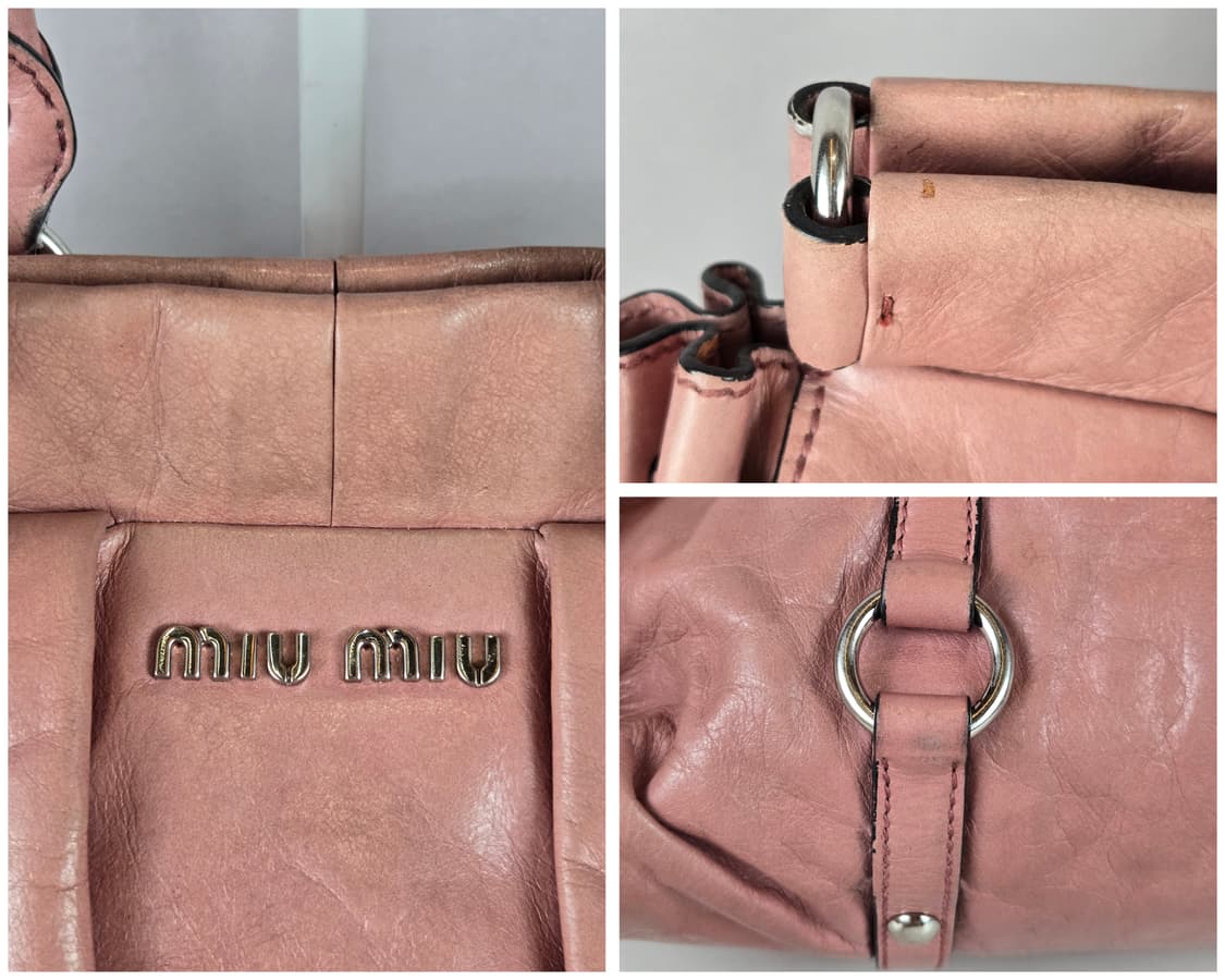 miumiu 미우미우 비텔로 럭스 사첼백 핑크 가방 정품 RT0383 상품이미지3