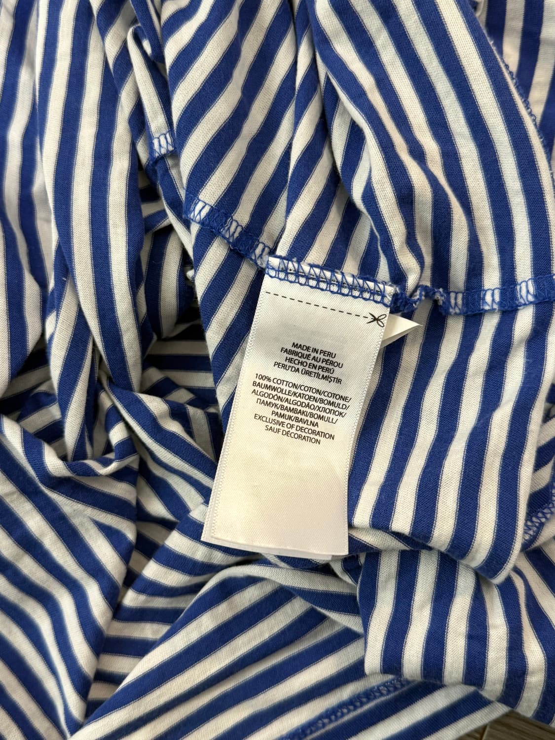 폴로 랄프로렌 스트라이프 티셔츠 상품이미지5