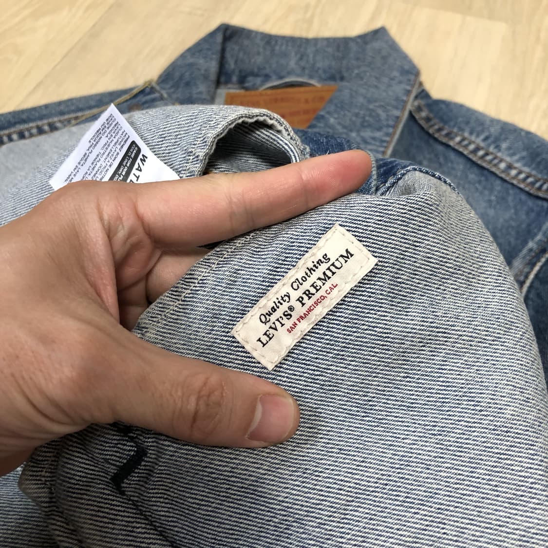 (M) 리바이스 Levi's 버질 VIRGIL 연청 데님 자켓 상품이미지9