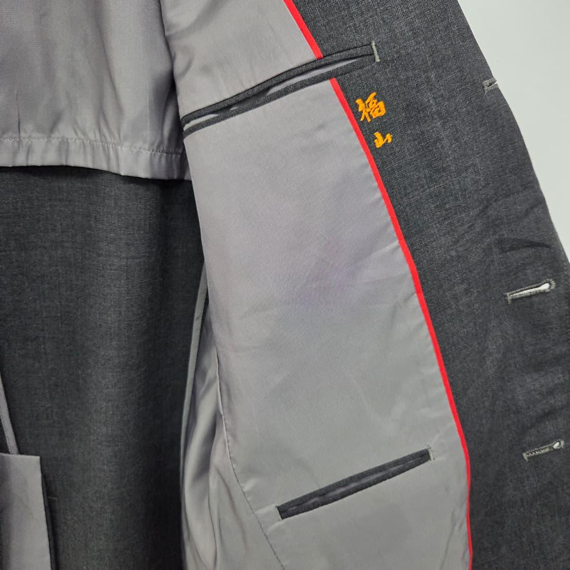 제이프레스 회색 남성 정장 자켓 남L 상품이미지4