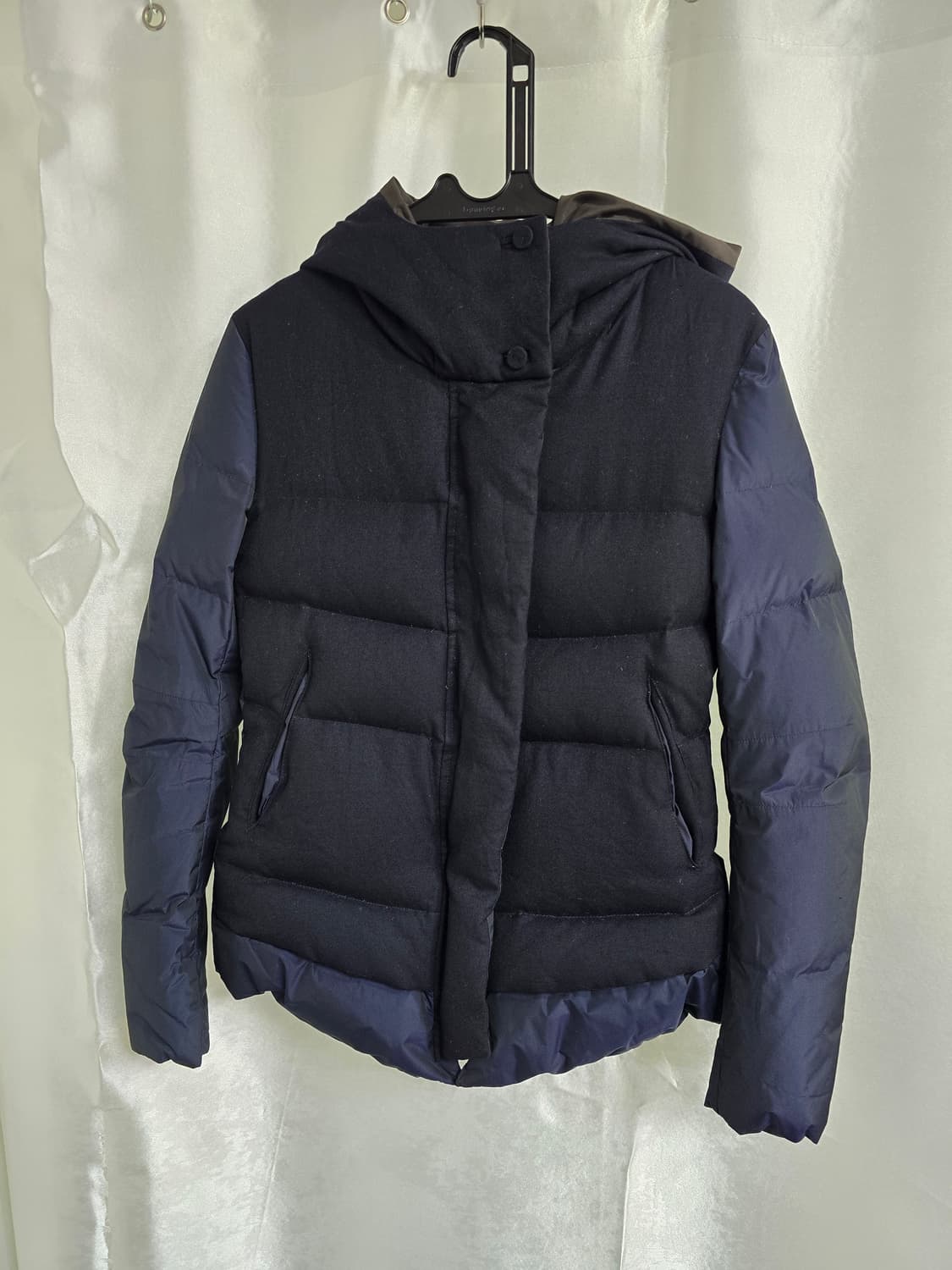 구호 네이비 후드 패딩 점퍼 (1796) 상품이미지1