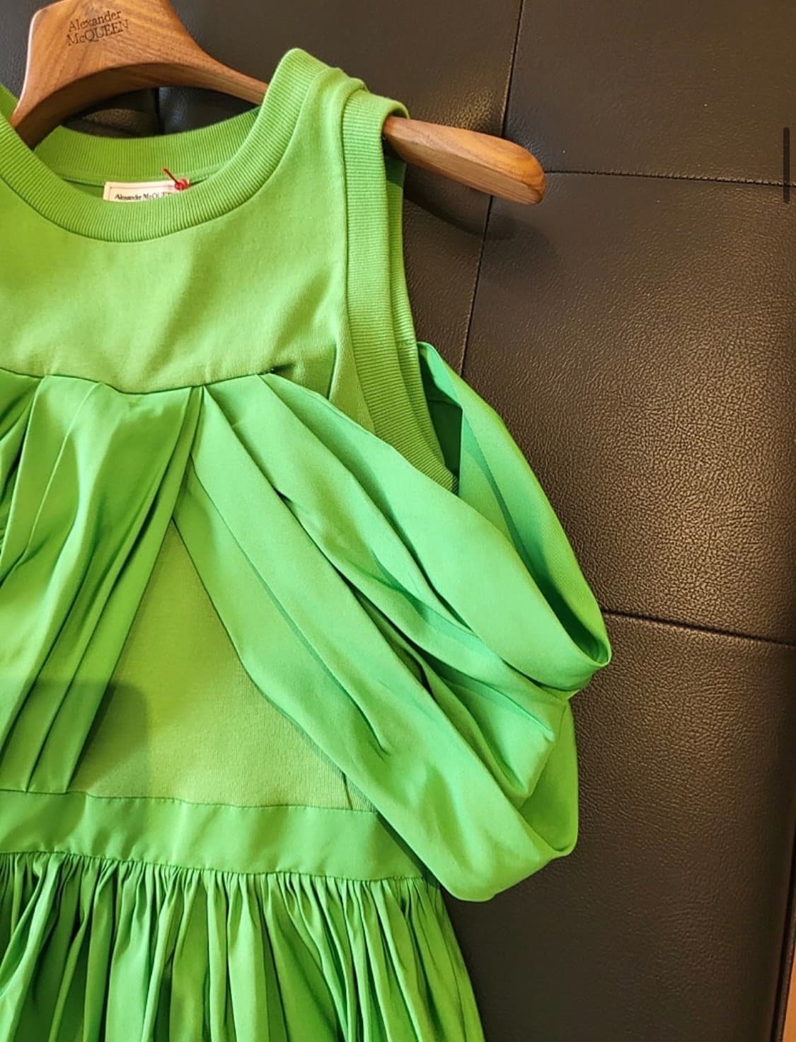 Alexander McQueen 그린 프릴 탑 38 새상품 상품이미지7