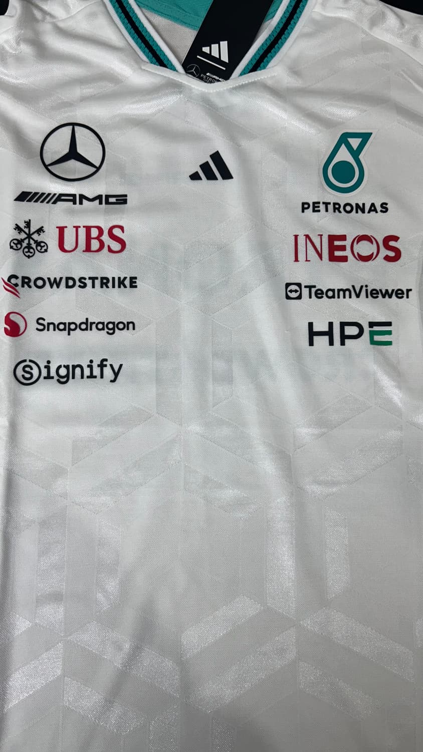 2026 F1 메르세데스 벤츠 페트로나스 반팔 유니폼 새상품 상품이미지3