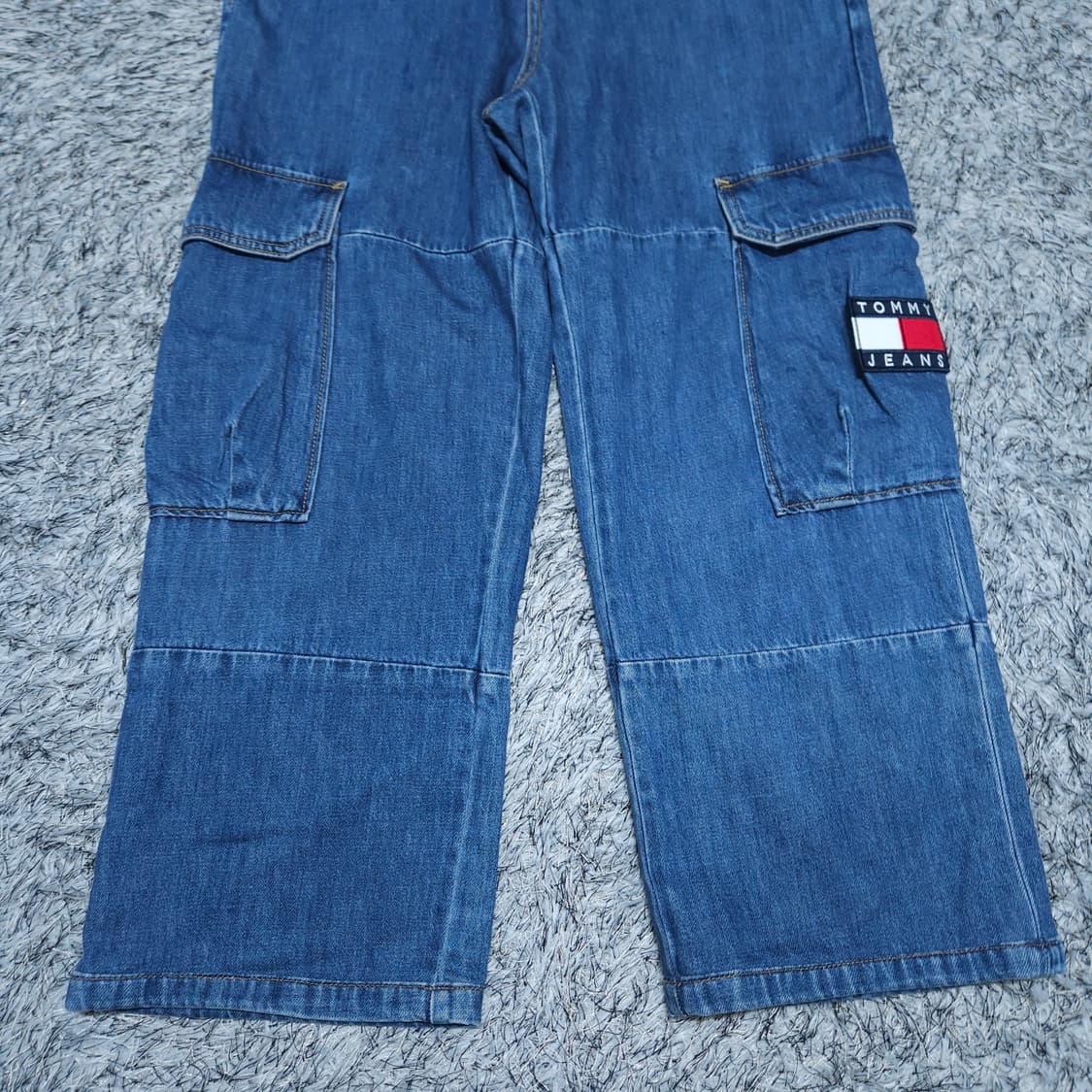 타미힐피거) M 남자 와이드데님 카고청바지 / 왕눈이샵 상품이미지4