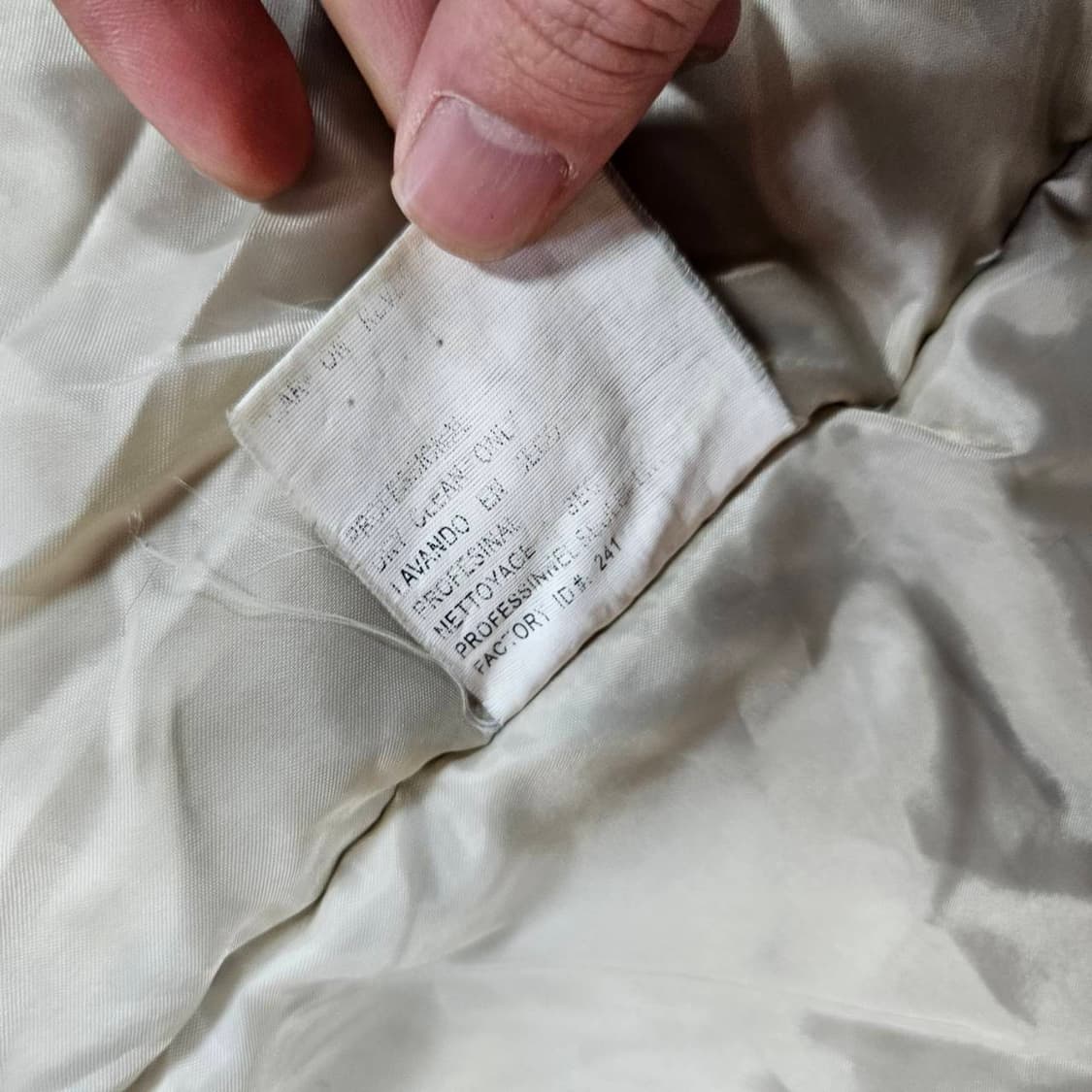  SeanJohn 빈티지 레드자수 덕다운 패딩 점퍼  상품이미지10