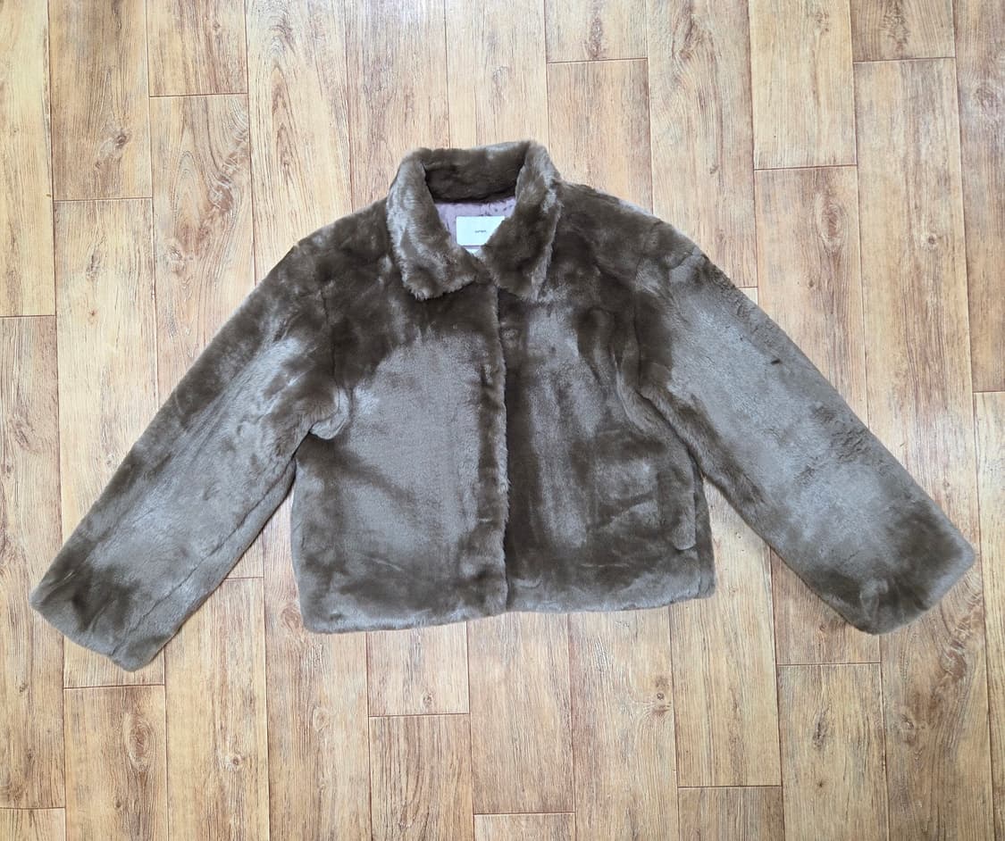 커렌트(CURRENT) 퍼 크롭자켓 프리사이즈 상품이미지3