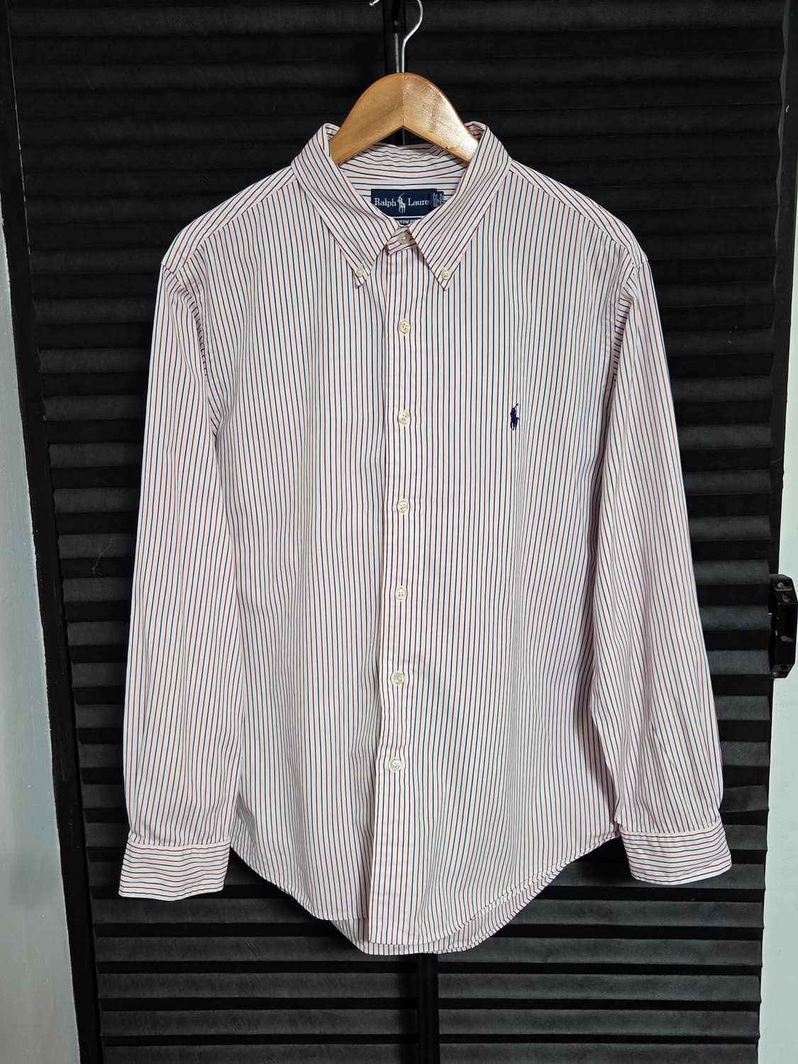 [폴로 랄프로렌] 커스텀 핏 멀티 스트라이프 코튼 셔츠 | 00154 상품이미지1