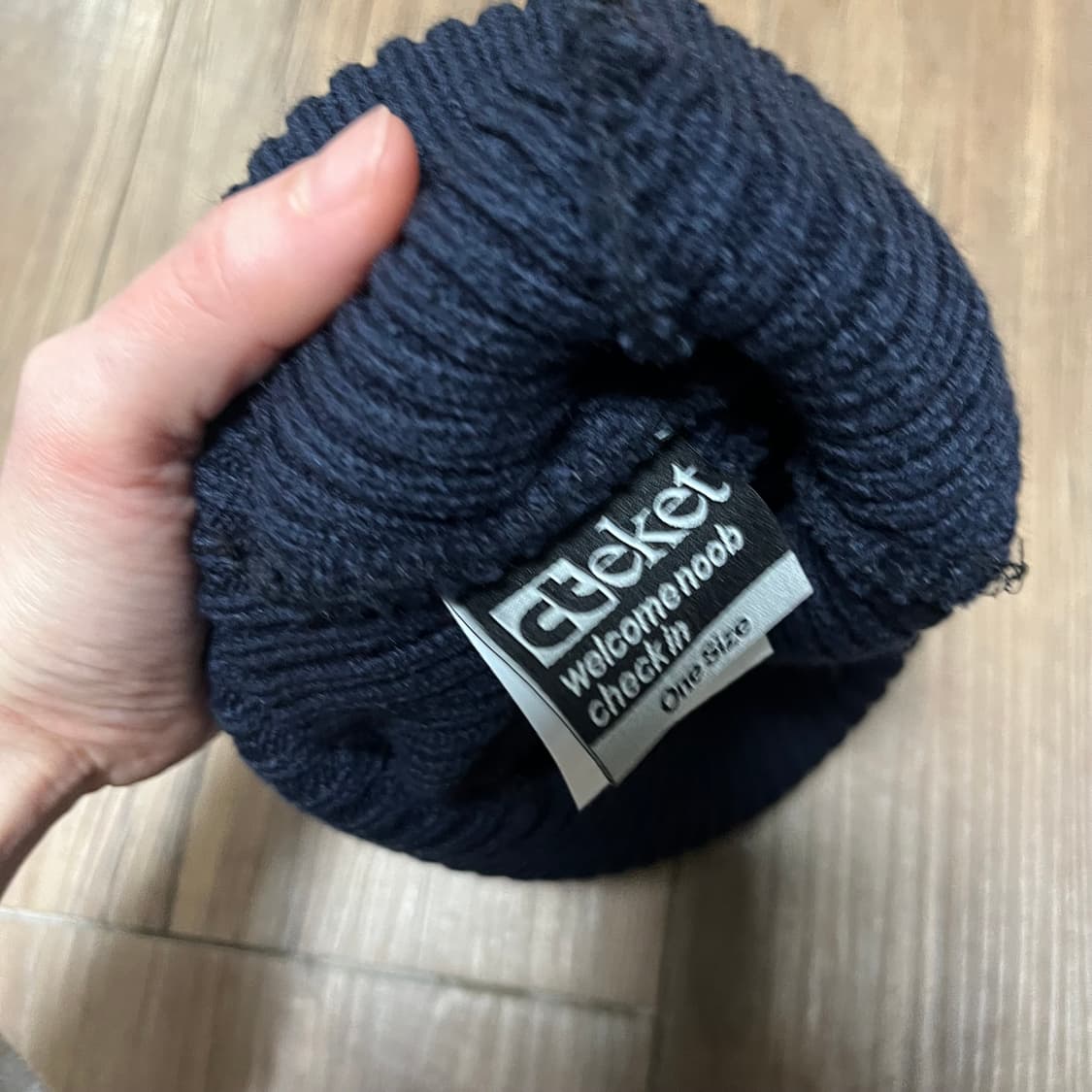 [Teket] 테켓 postcard 비니 네이비(새상품) 상품이미지8