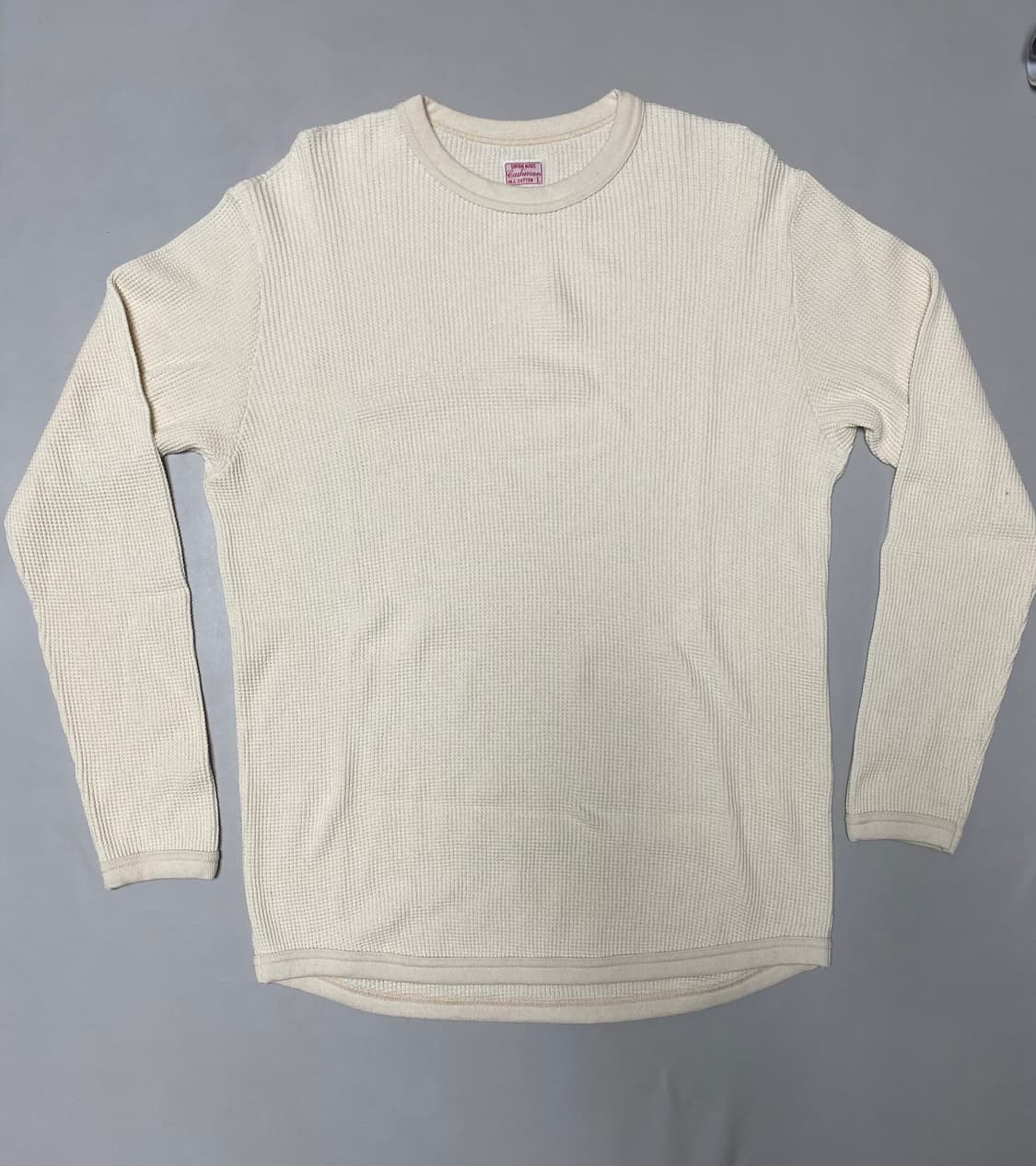 Cushman 쿠쉬맨 빅 와플 롱 슬리브 티 L 상품이미지2