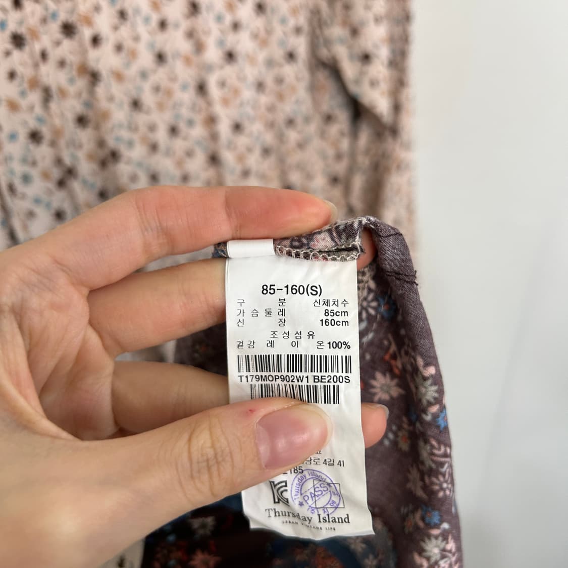 써스데이아일랜드 플라워 블라우스 55 상품이미지4