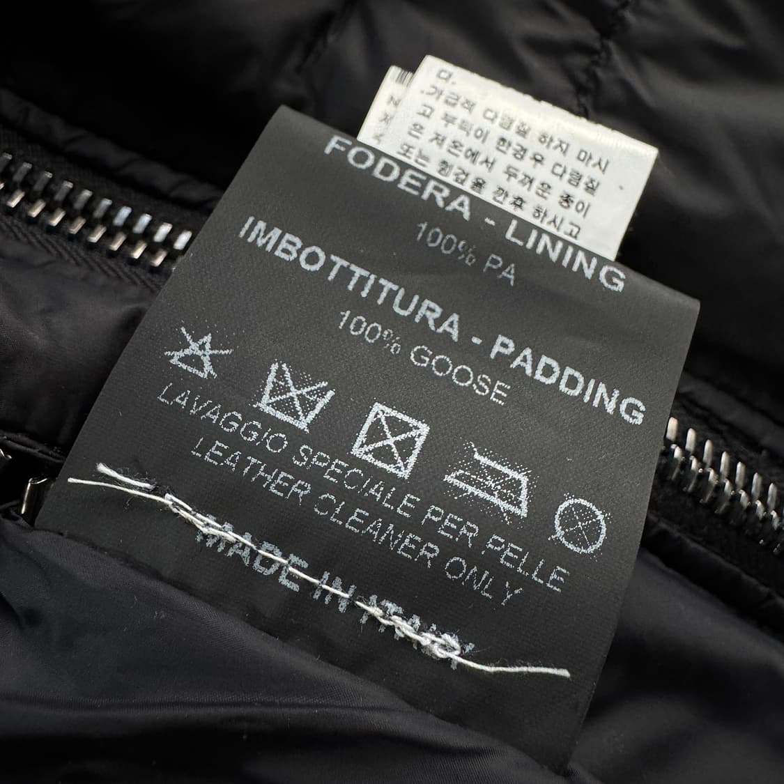 가렛 GARRETT 구스 리버시블 레더 점퍼 상품이미지6