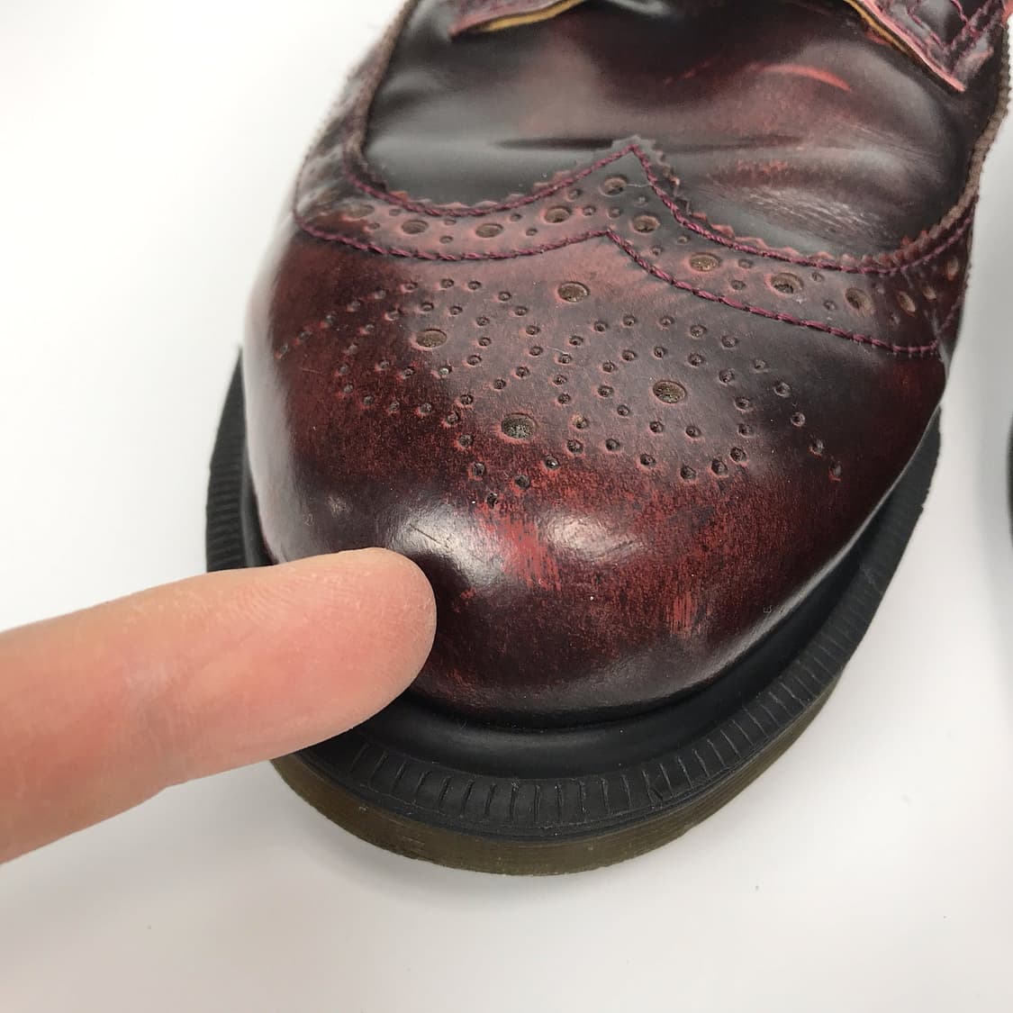 닥터마틴 3989 버건디 윙팁 워커 남성270 상품이미지3