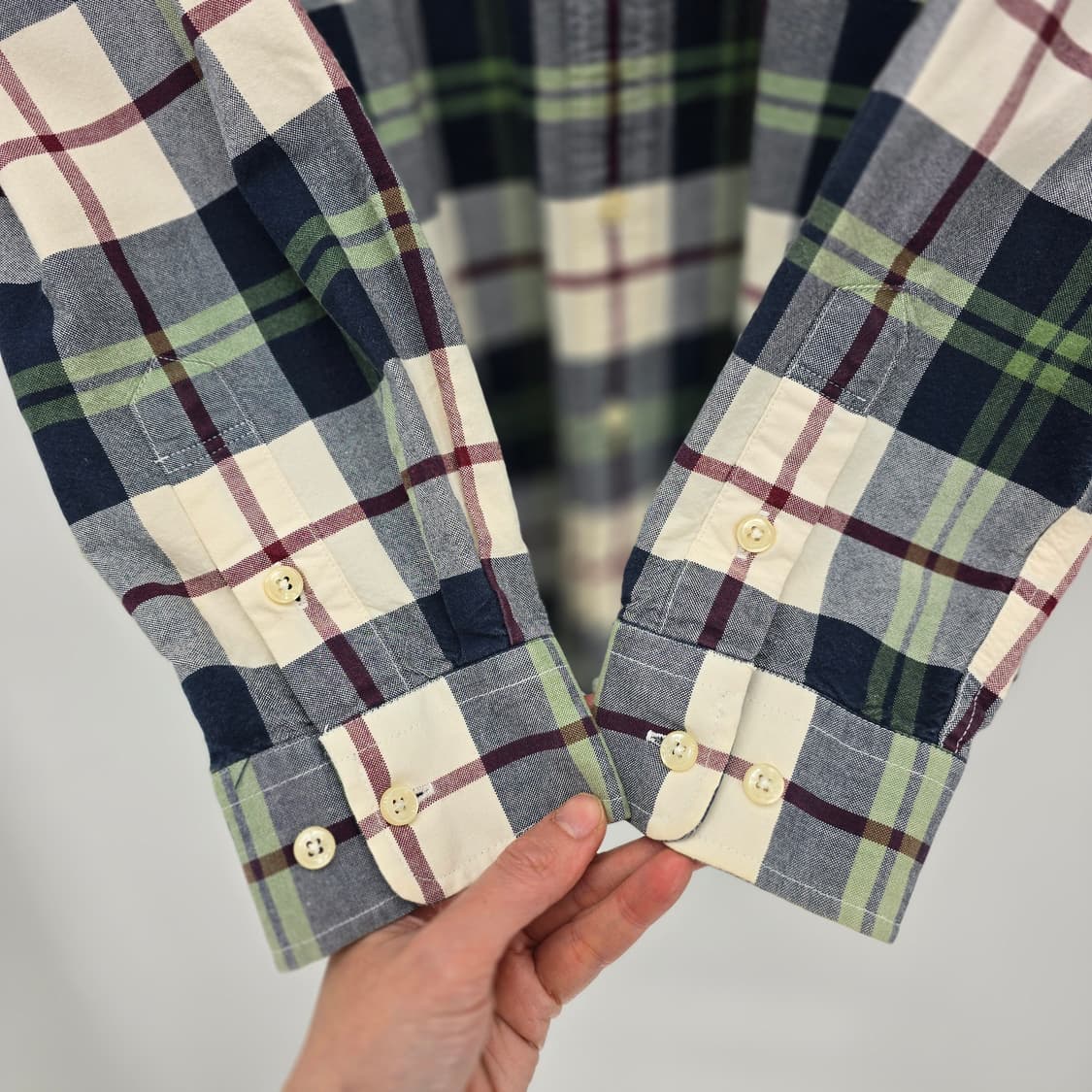 아메리칸 빈티지 감성 체크 셔츠 상품이미지3