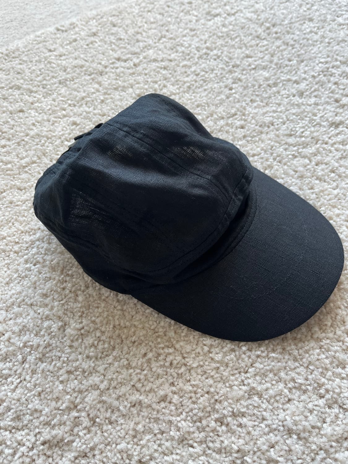 나이키 x 스투시 린넨 러닝 캡 블랙 상품이미지4