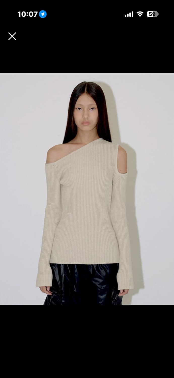 다이애그널 니트 상품이미지1