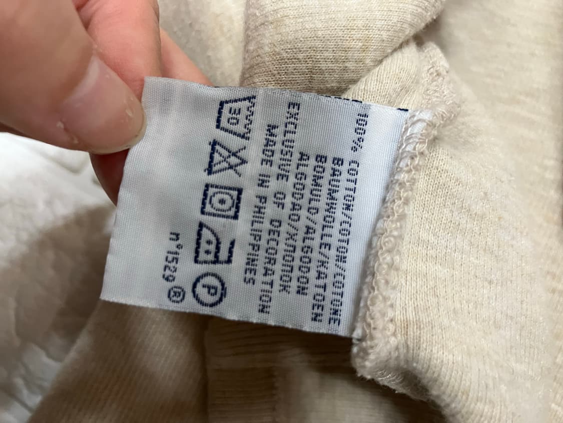 폴로 랄프로렌 베이지 반집업 니트 스웨터 M 상품이미지6