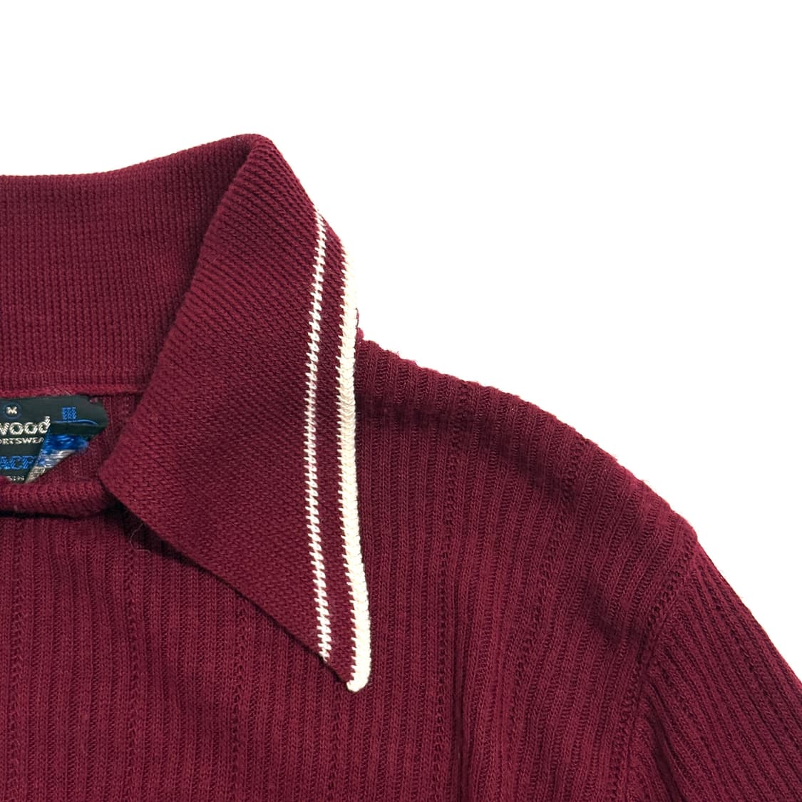 70s 레드 칼라 아크릴 니트 상품이미지7