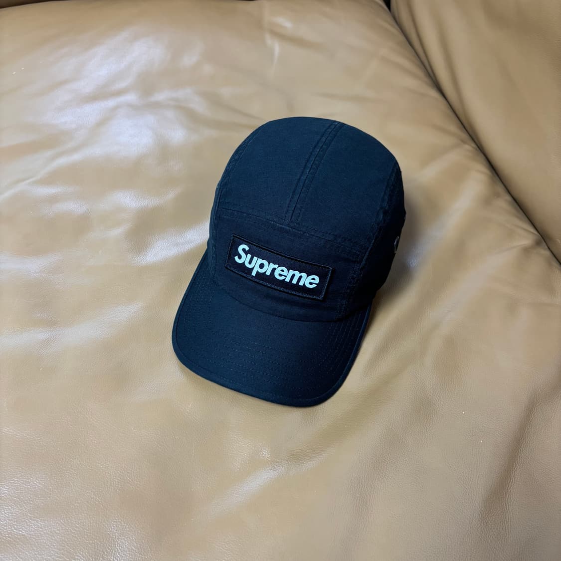 Supreme 슈프림 22fw 밀리터리 워시드 블랙 캠프캡 모자 상품이미지1