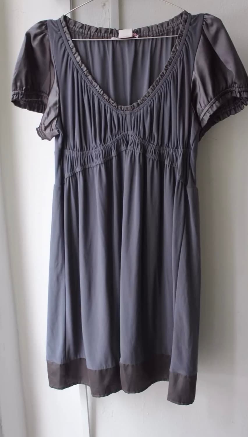 레이어드 차콜 원피스 상품이미지1