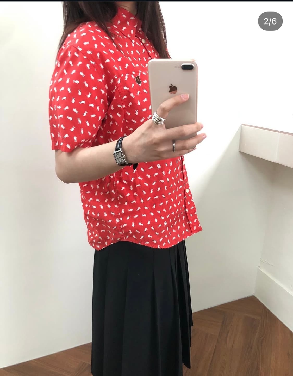 니고시절)) 베이프 반팔 셔츠 상품이미지3