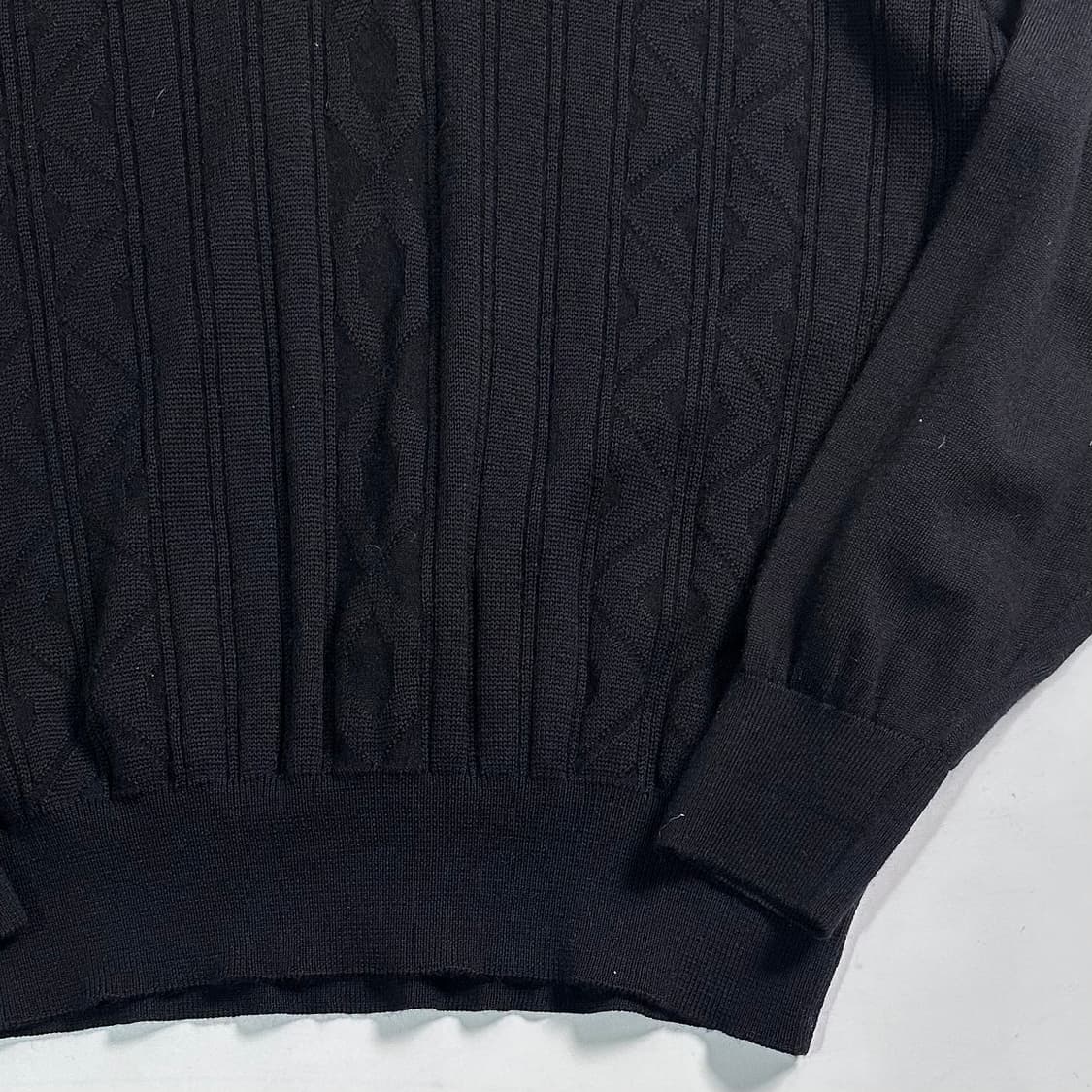 90s 입생로랑 블랙 니트 상품이미지4
