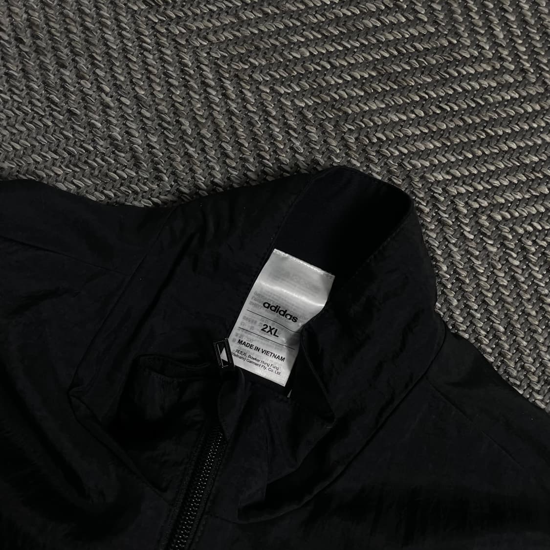 아디다스 아치로고 나일론 바람막이 블랙o 4149 상품이미지5