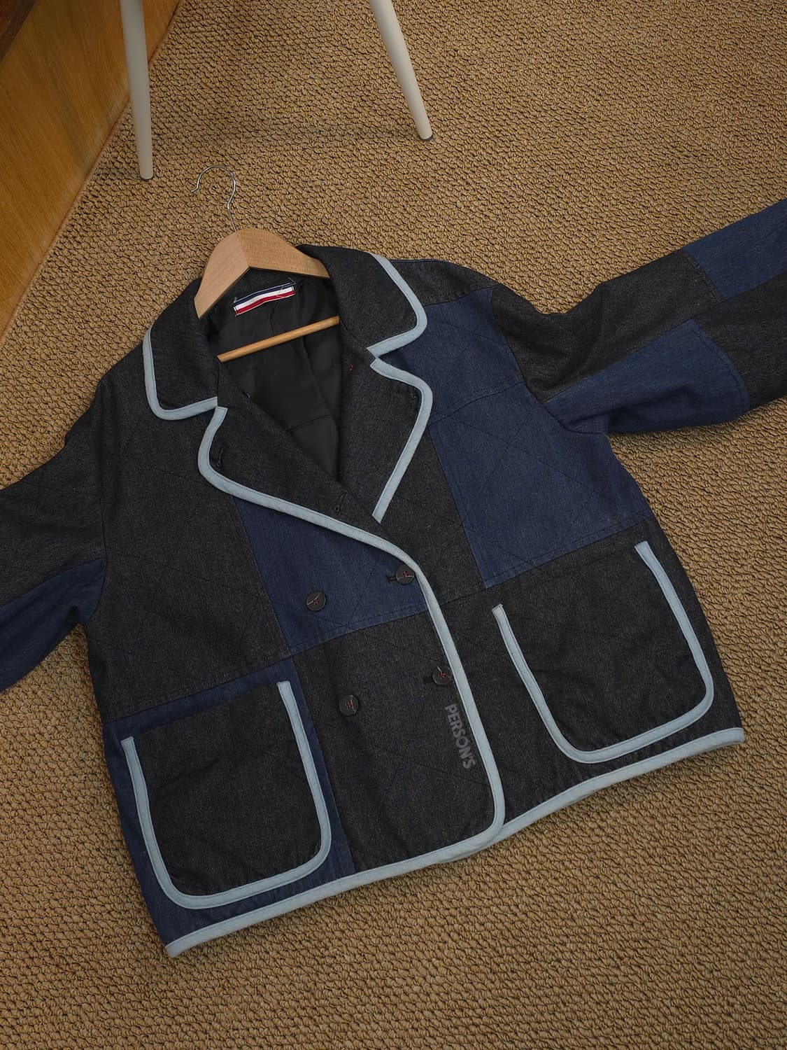 PERSON'S 믹스매치 데님 자켓 LL 상품이미지4