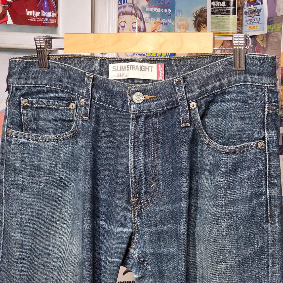 리바이스 514 워싱 데님 팬츠 상품이미지7