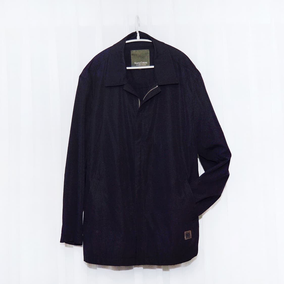 헨리코튼 간절기용 히든 집업 미드쉘 오버 자켓 (105+) 상품이미지1