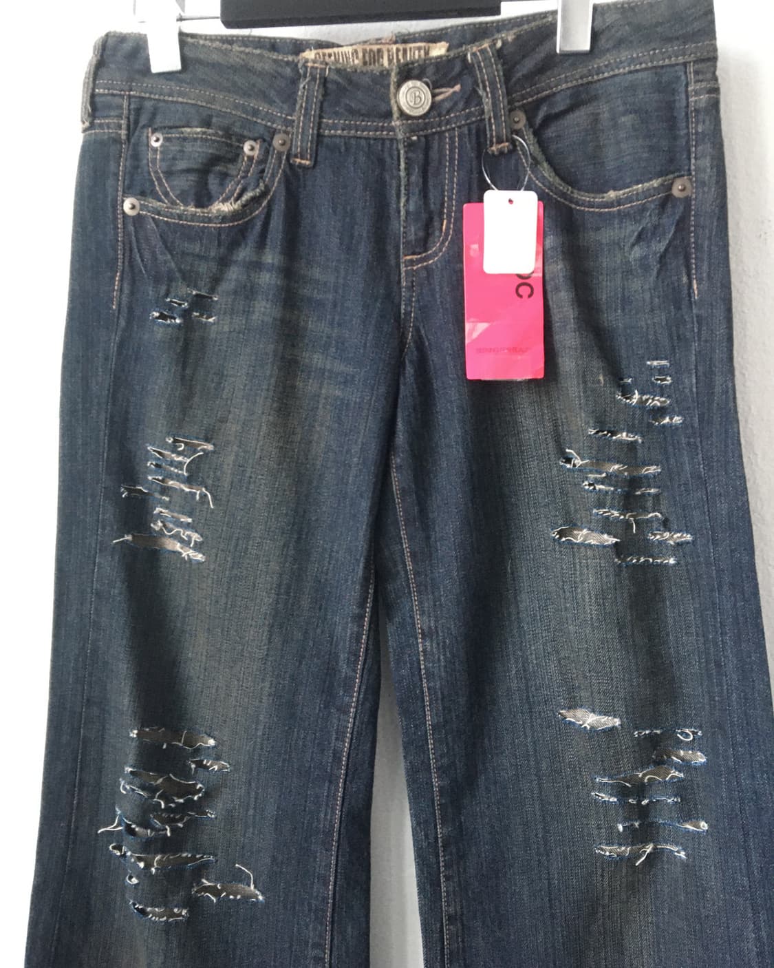 Damage point denim pants 상품이미지3