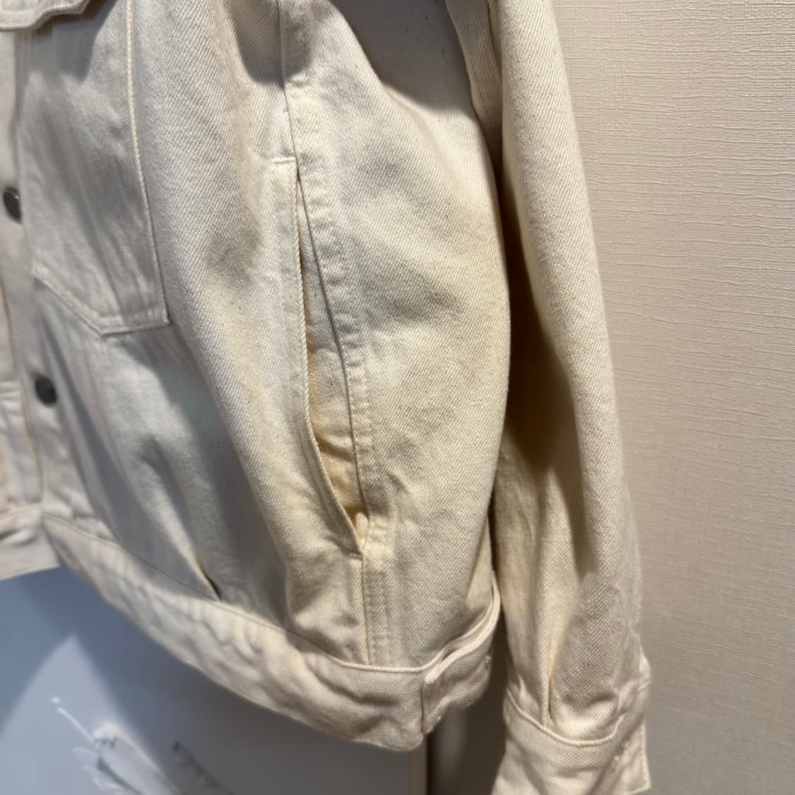Type2 베이지 데님자켓 사이즈1 상품이미지5