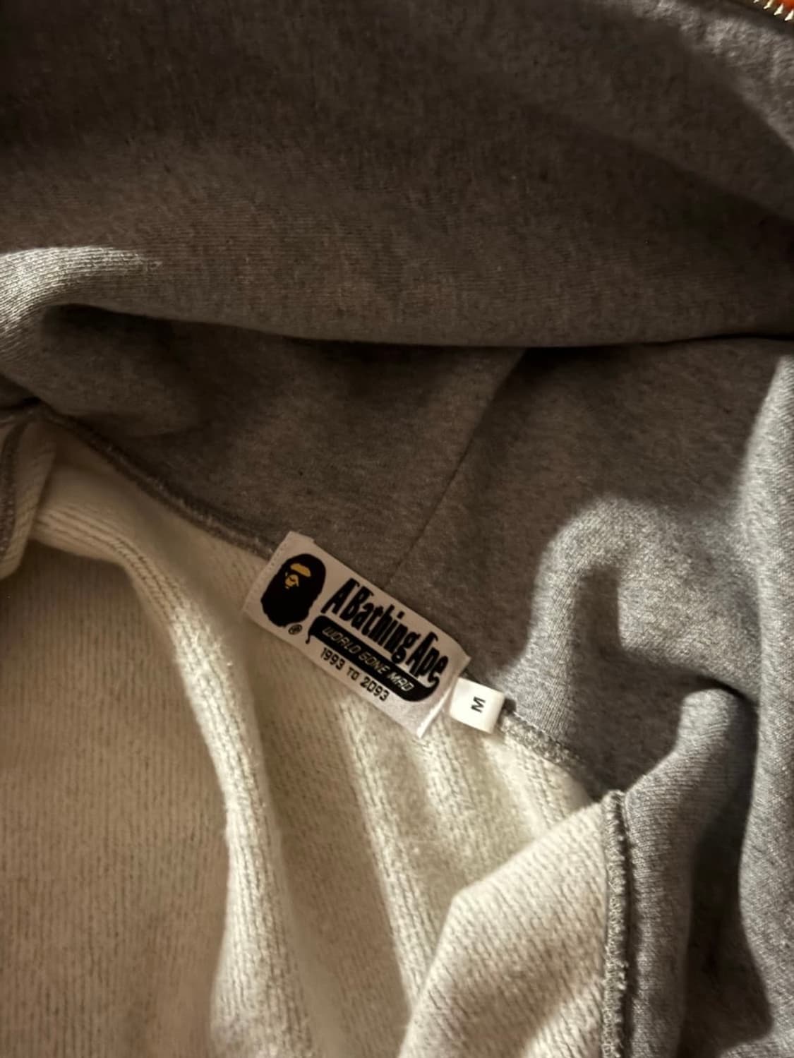 베이프 타이거 후드집업 그레이 M 상품이미지3