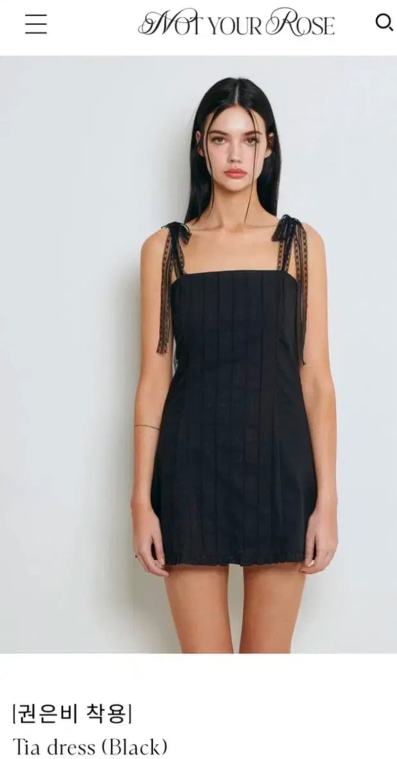 [택달린 새상품, 정가 12만원] 권은비 착용, 낫유어로즈 원피스 상품이미지3