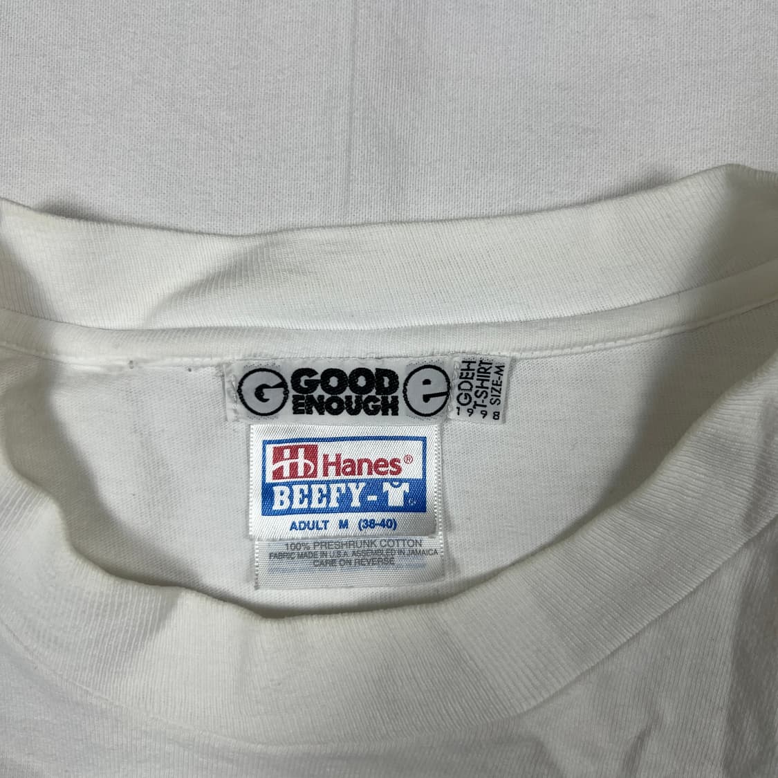 90‘s 굿이너프 good enough ge 로고 반팔티 상품이미지6