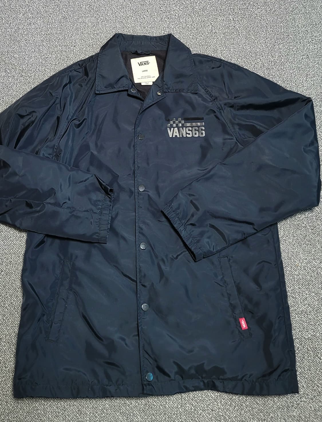 반스 코치 자켓 블랙 L 상품이미지1