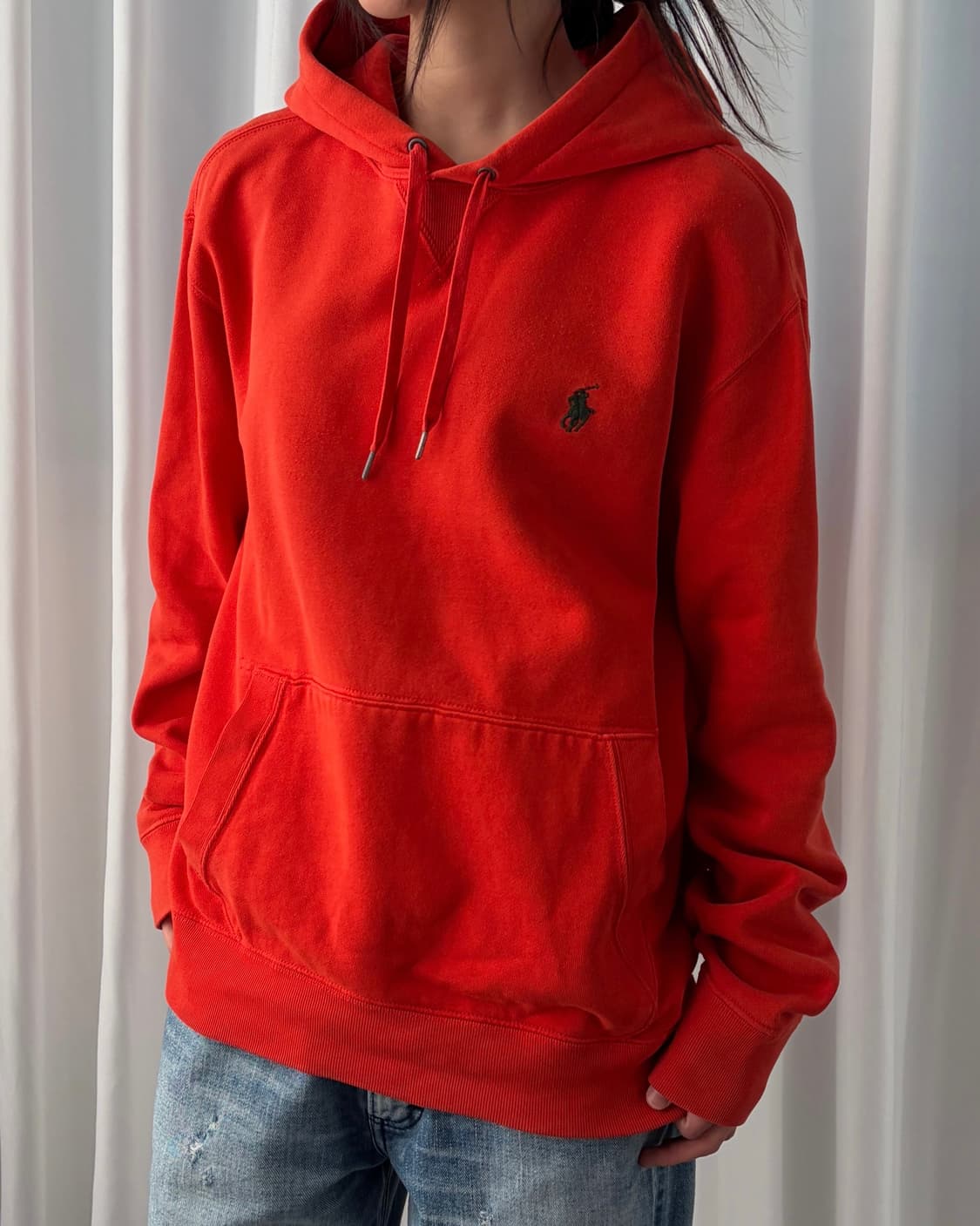 [L]폴로 랄프로렌 그린포니 후드티 orange  상품이미지1